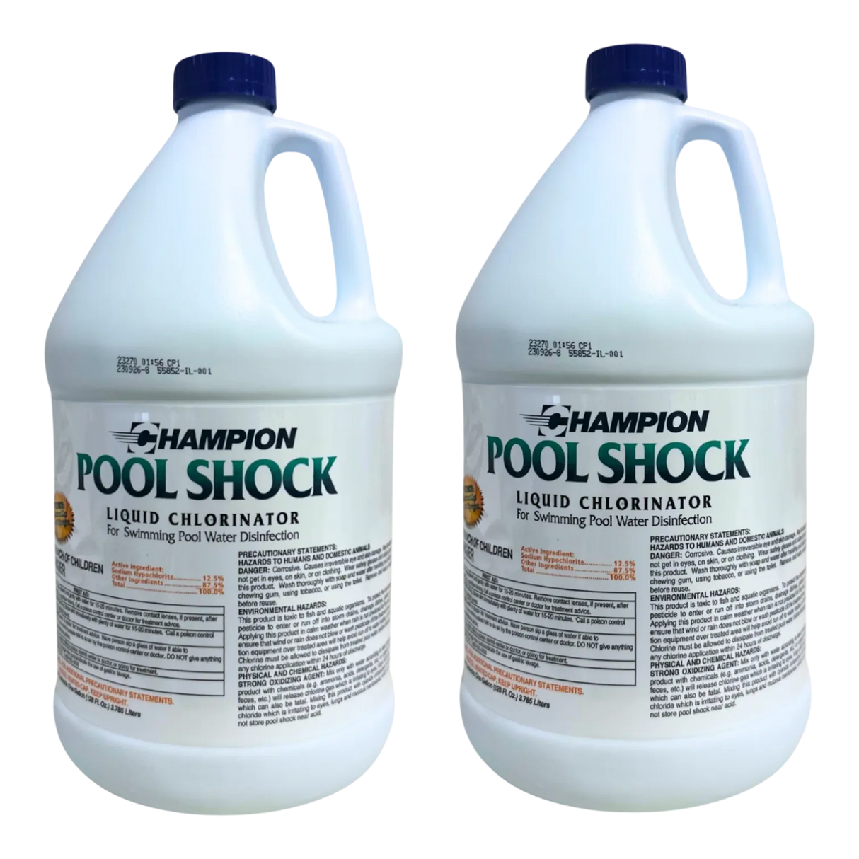 Champion Pool Shock Liquid Chlorinator, Case of 2