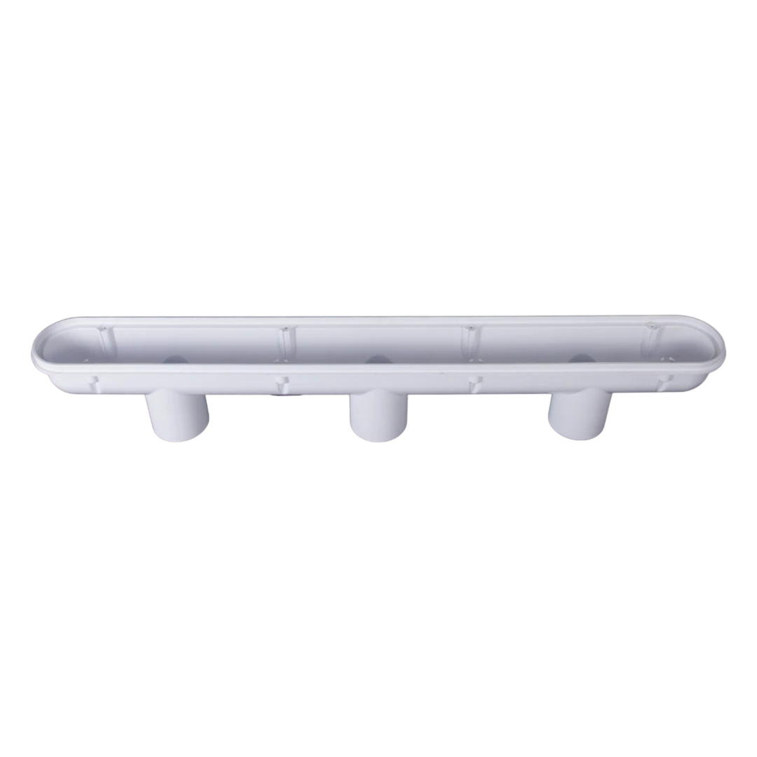 CMP 32 inch White VGB Unblockable Channel Main Drain - Top View