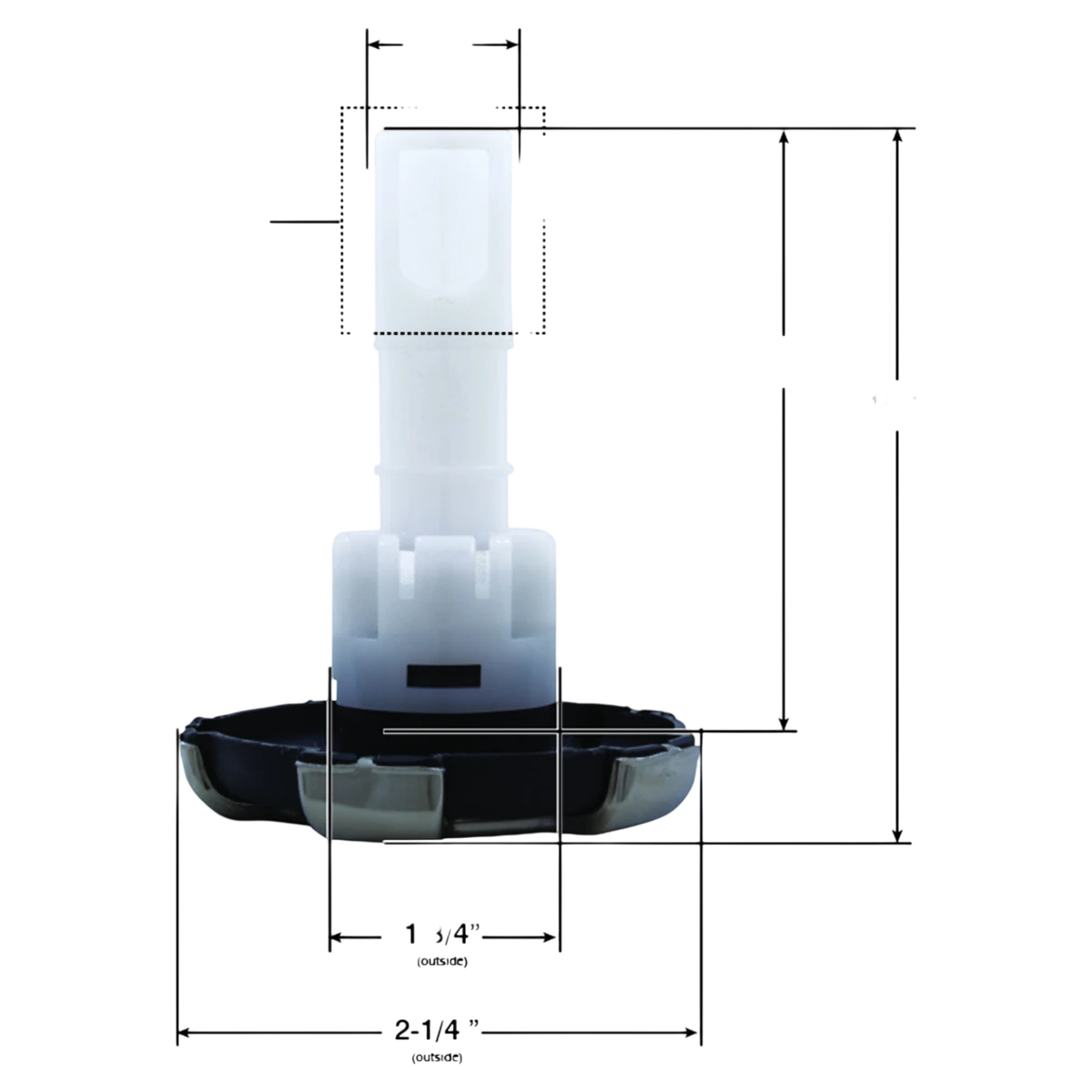 Custom Molded Products Typhoon 200 Directional Jet Internal (23426-012-700) — dimensions
