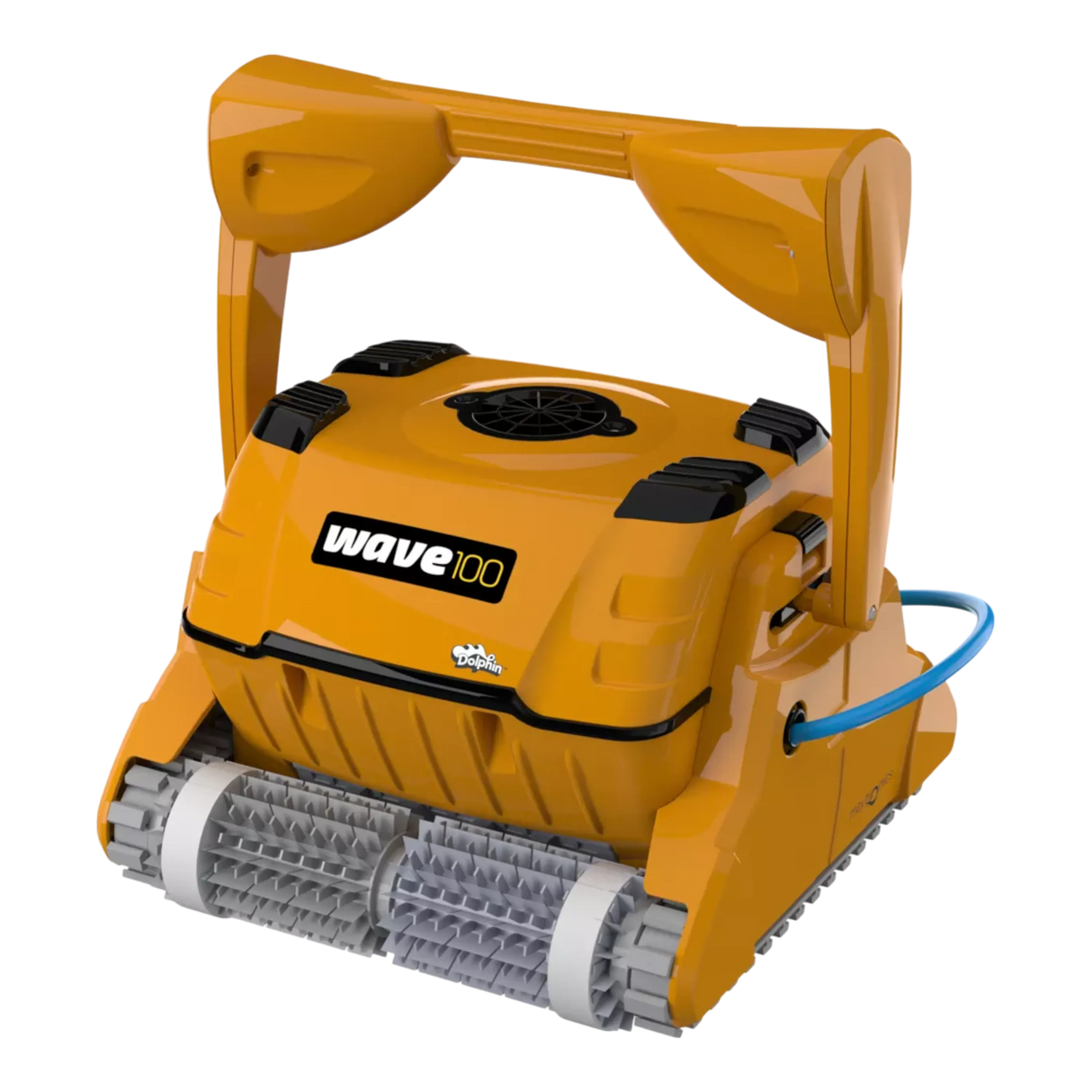 Dolphin Wave 100 Robotic Pool Cleaner w/ Caddy | 98 Foot Swivel Cable | 9999096X-USW