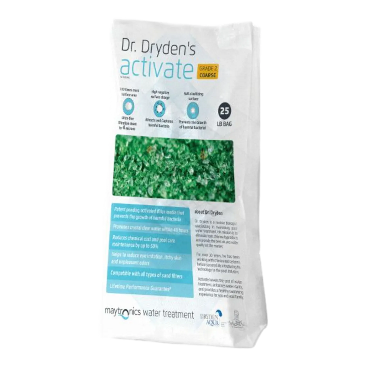 Dr. Drydens Activate Glass Media - Grade 2 - Coarse