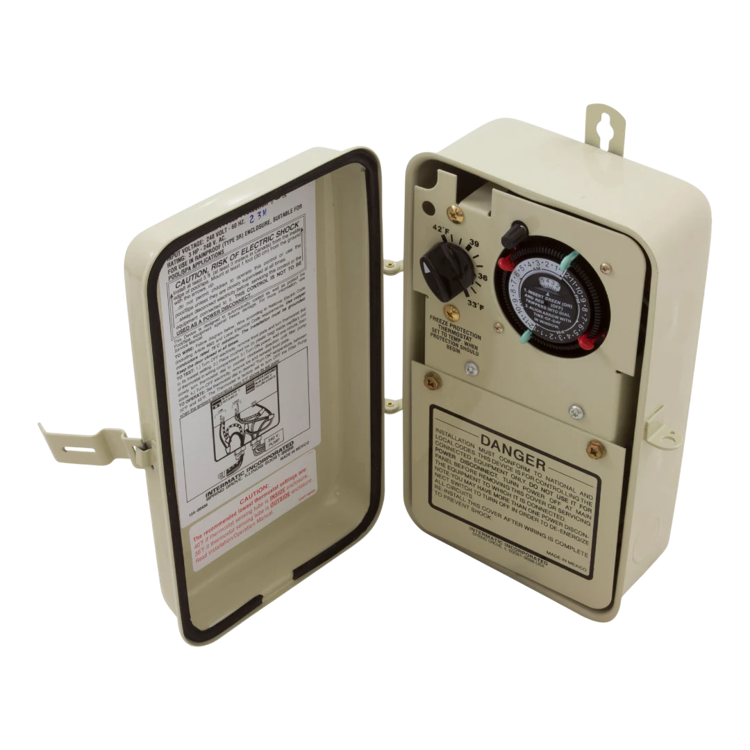 240 Volts Freeze Protection Pool Timer with Thermostat for Spa Equipment