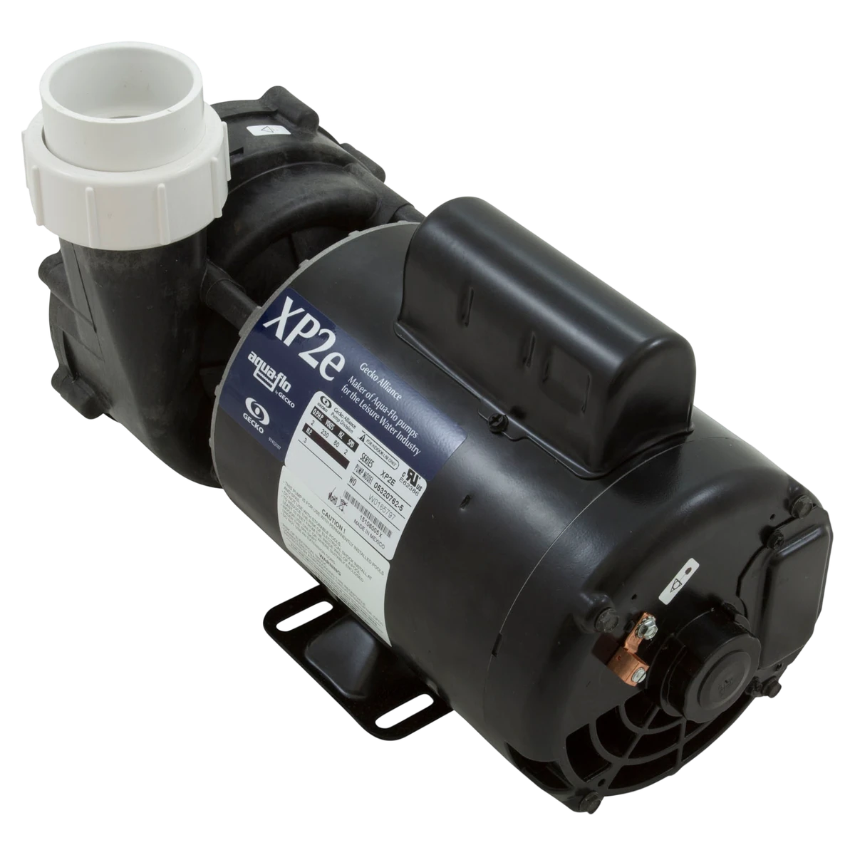 Gecko Alliance XP2E 3.0HP 2-Speed Spa Pump (05320762-5040) — reverse view