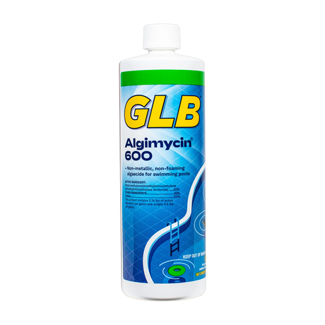 GLB Algimycin 600 non-foaming algaecide bottle