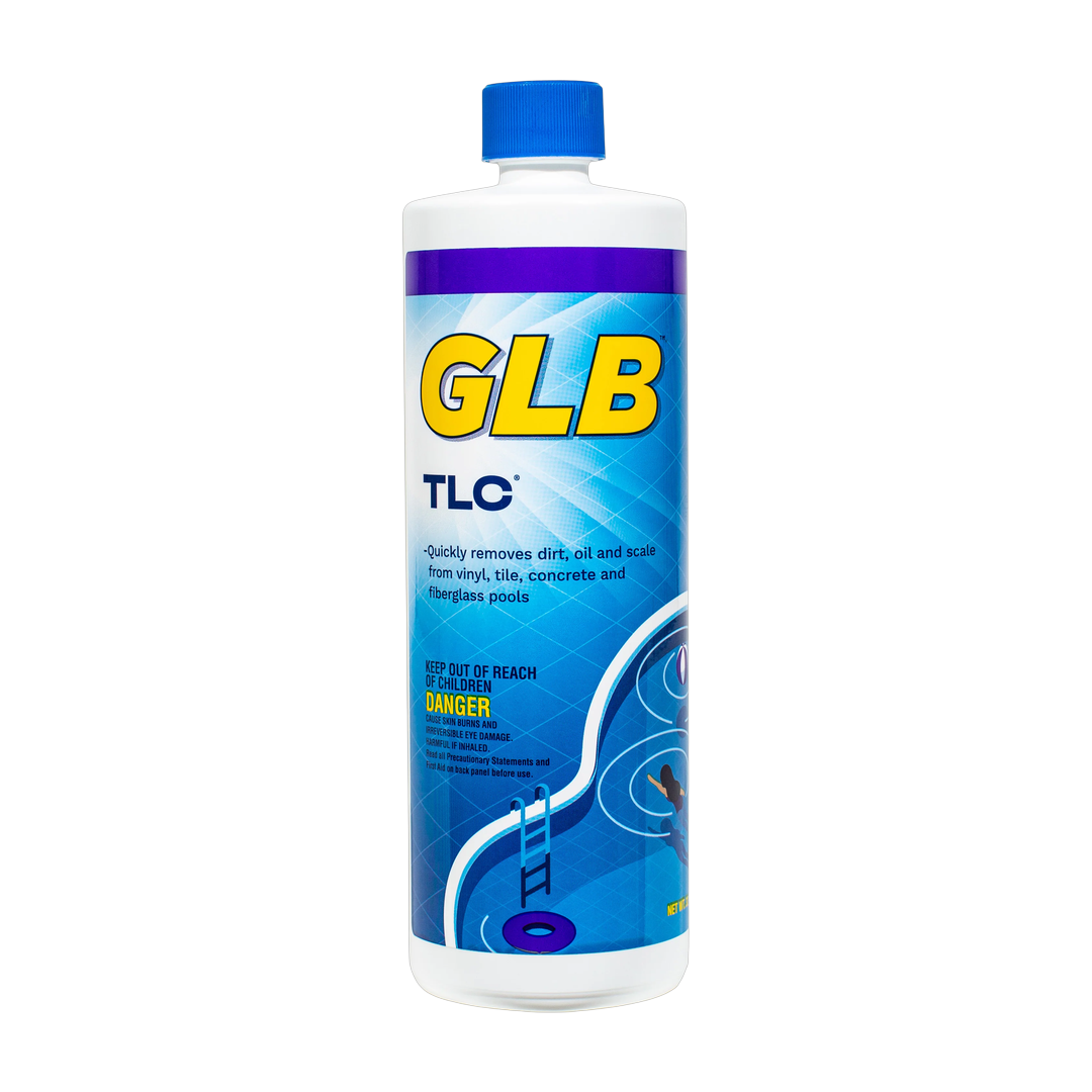 GLB TLC pool surface cleaner bottle