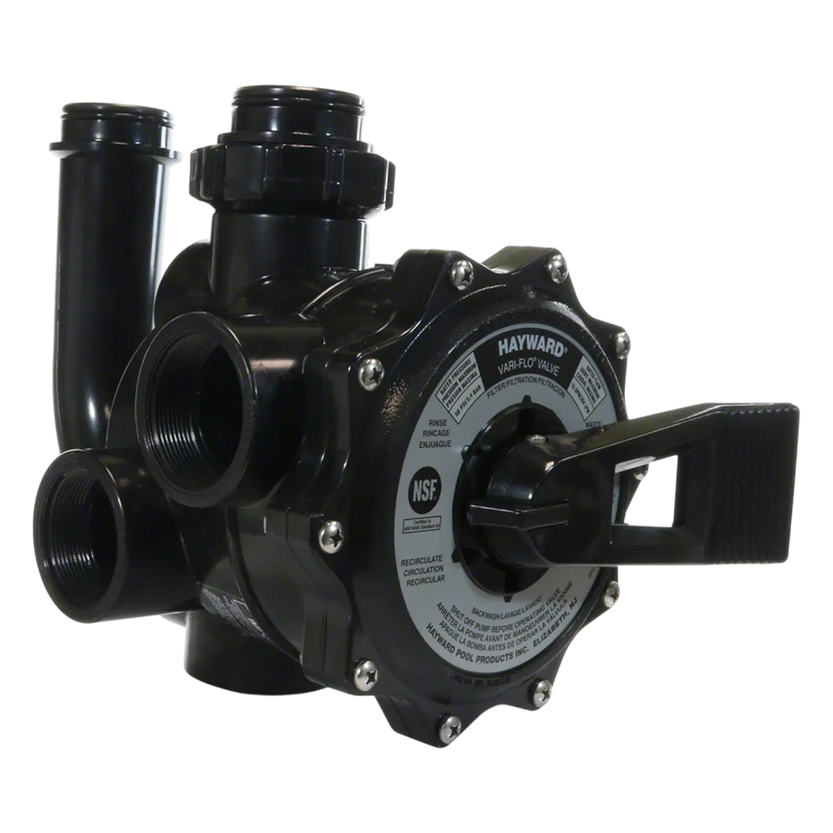 2" Black Vari-Flo Side Mount Multiport Valve