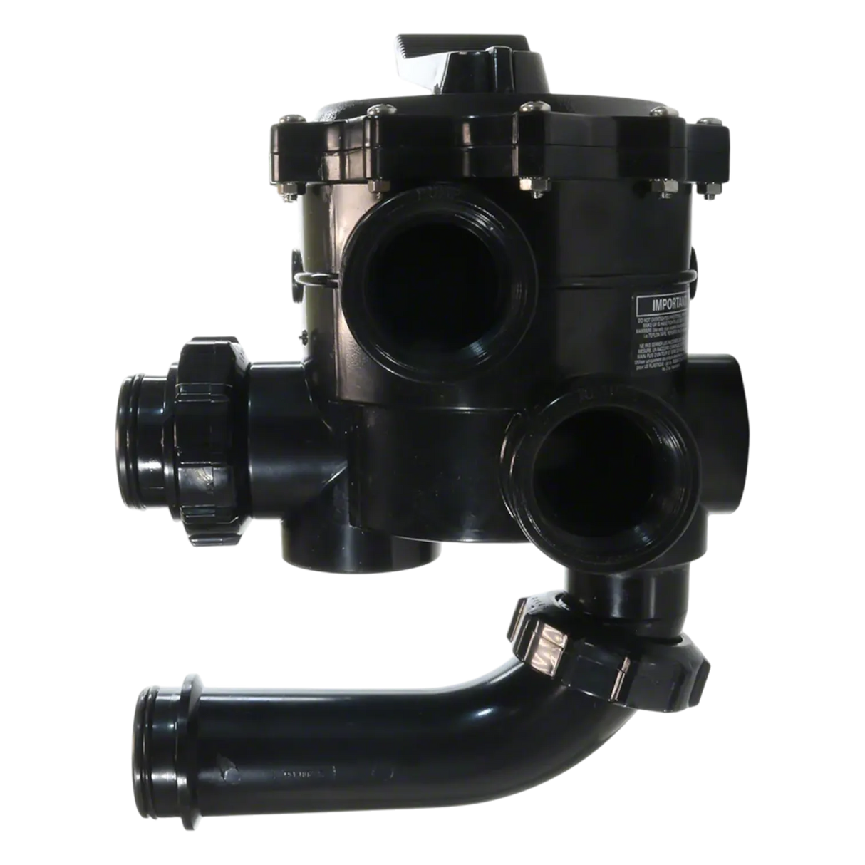 2" Black Vari-Flo Side Mount Multiport Valve