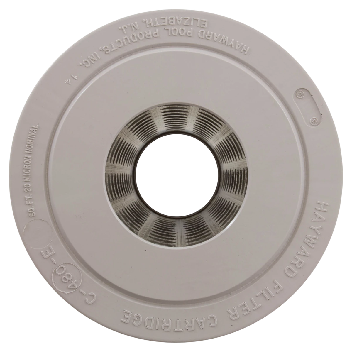 Hayward Cartridge Element (CX480XRE) — top view