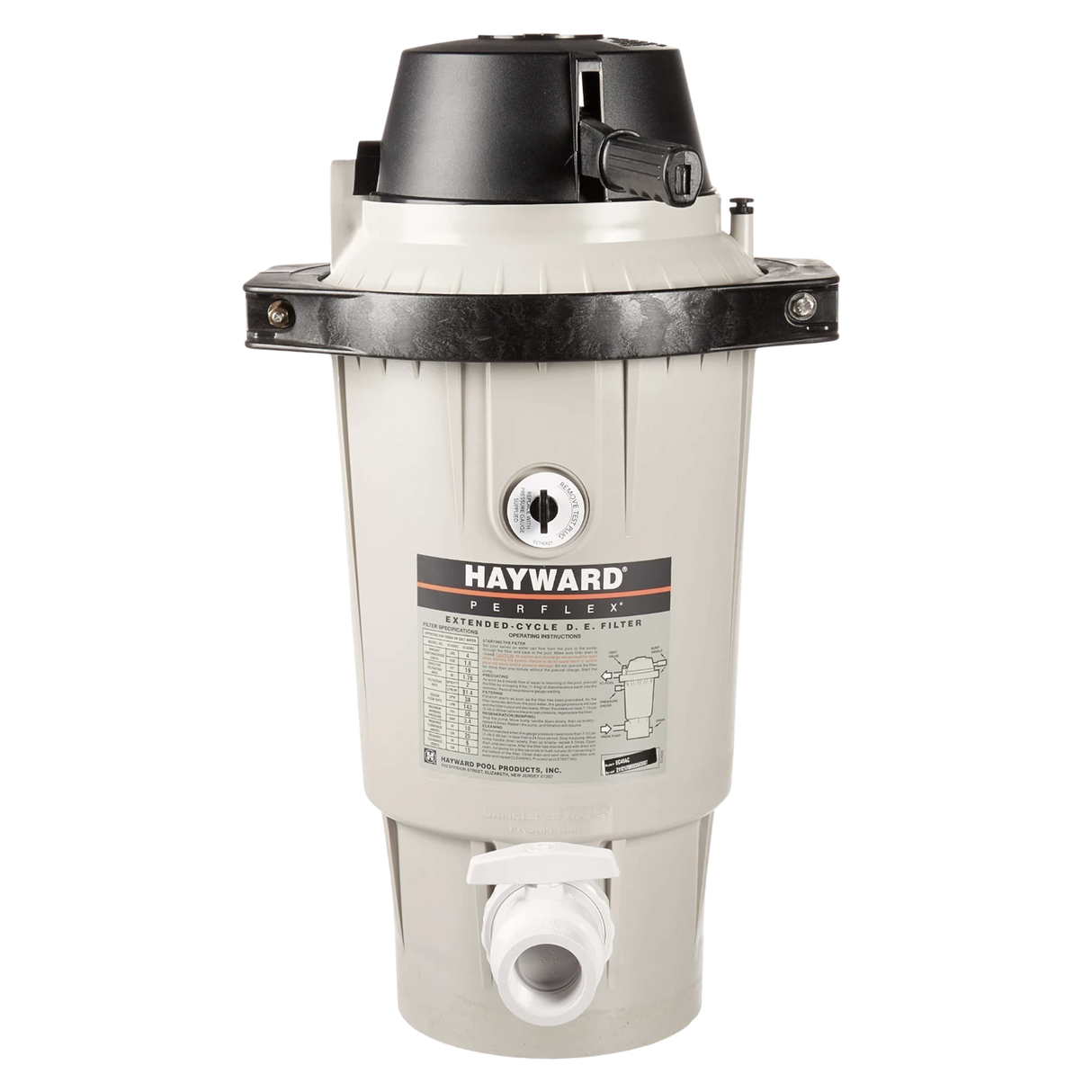 Hayward Perflex 20 sq ft DE pool filter with clamp