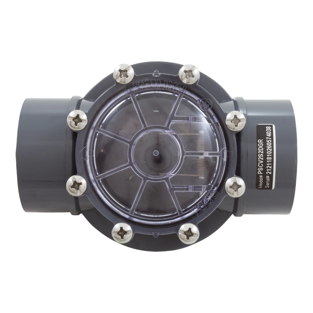 Hayward PSCV2S2DGR PVC Check Valve 2 inch x 2.5 inch