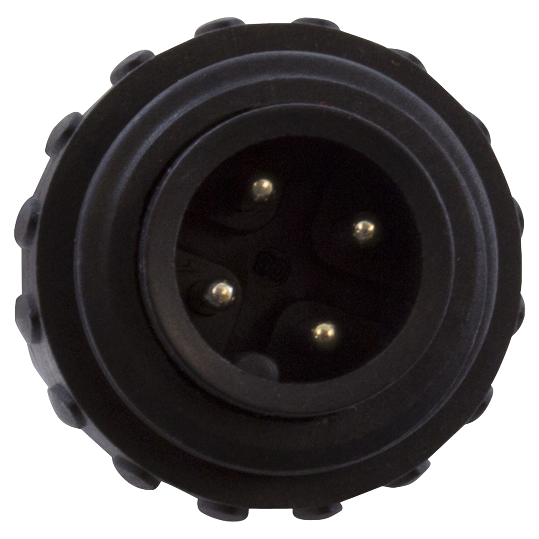 Close-up of black power supply connector - Hayward RCX50061