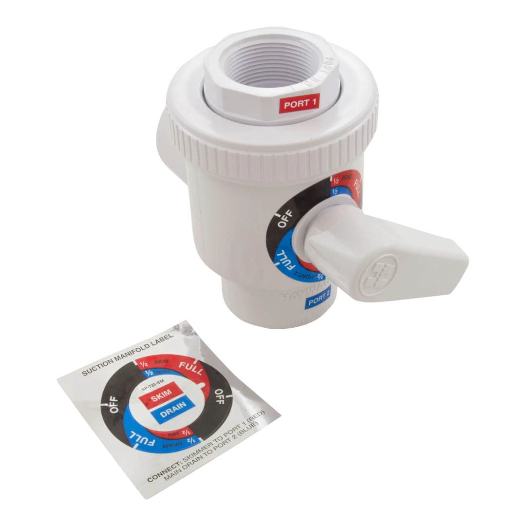 Hayward SP0735 ABS Ball Valve 1-1/2 Inch FIP Threaded with Dial Handle