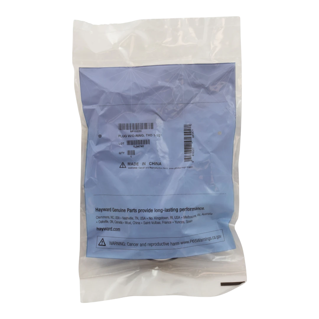 Hayward SP1022C Drain Plug - Packaging - Back