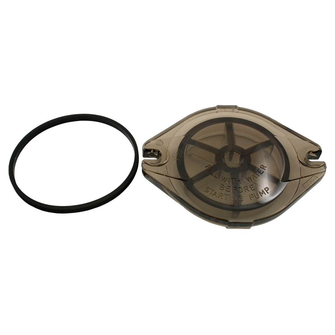 Hayward SPX1250LA clear pump lid with circular gasket