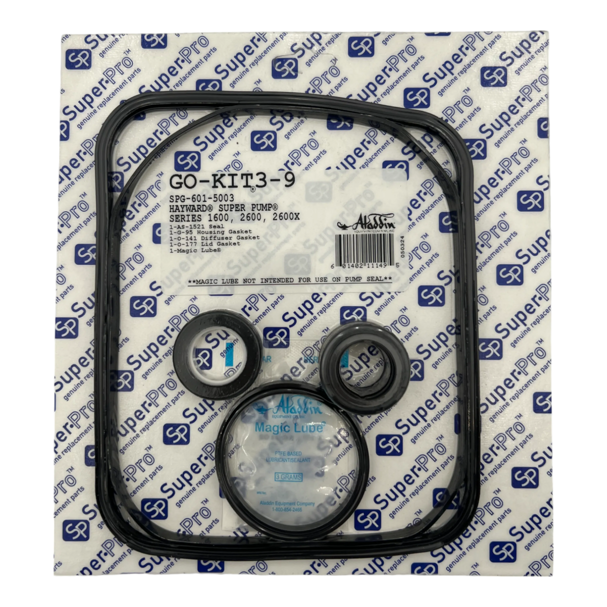 Hayward Super Pump Seal Kit GO-KIT3-9