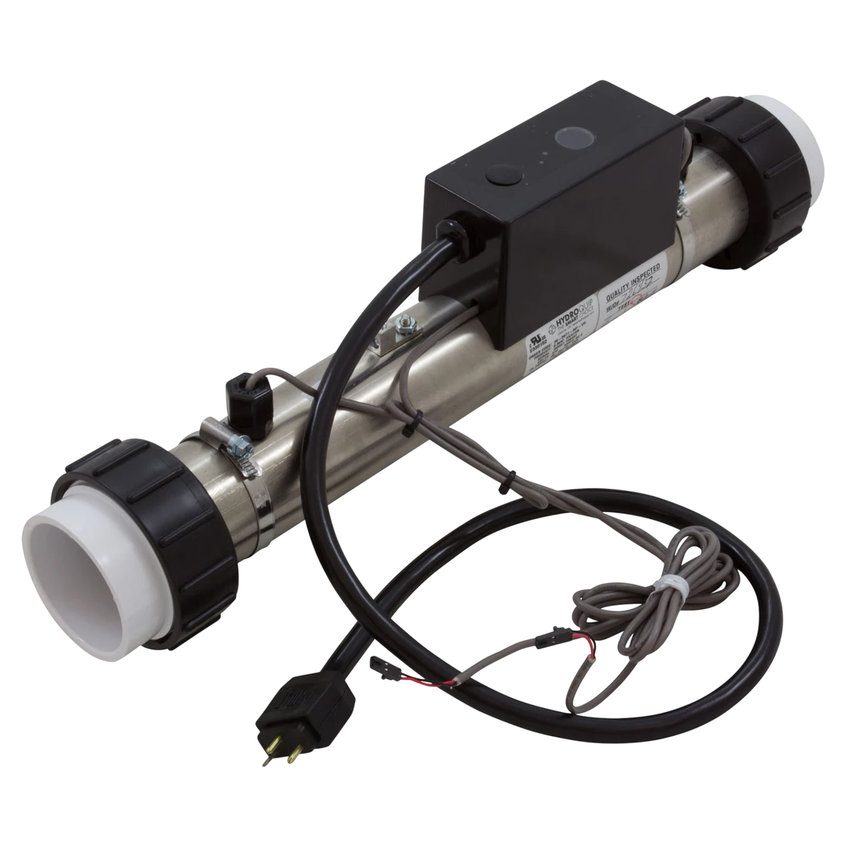 HYDROQUIP PS-B Series M7 FloThru Heater (48-PS55-SB) — reverse view