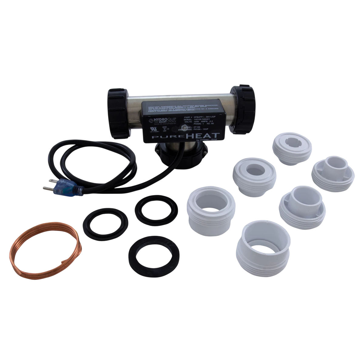 HYDROQUIP Pure Heat T-Style Bath Heater (PH100-10UP)