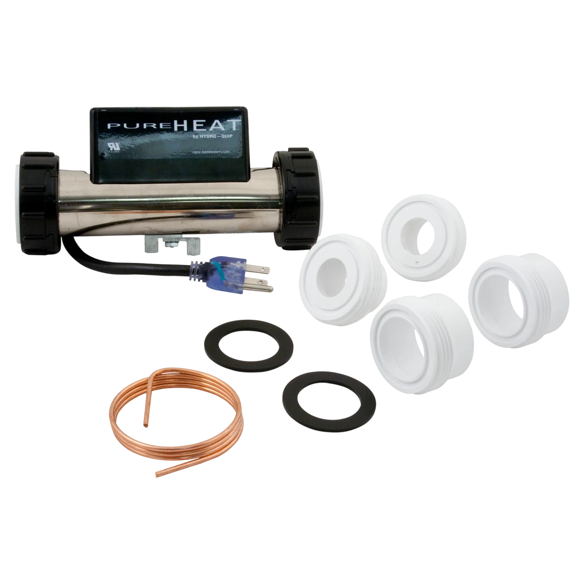 HYDROQUIP Pure Heat In-Line Bath Heater (PH101-10UP) — allparts view