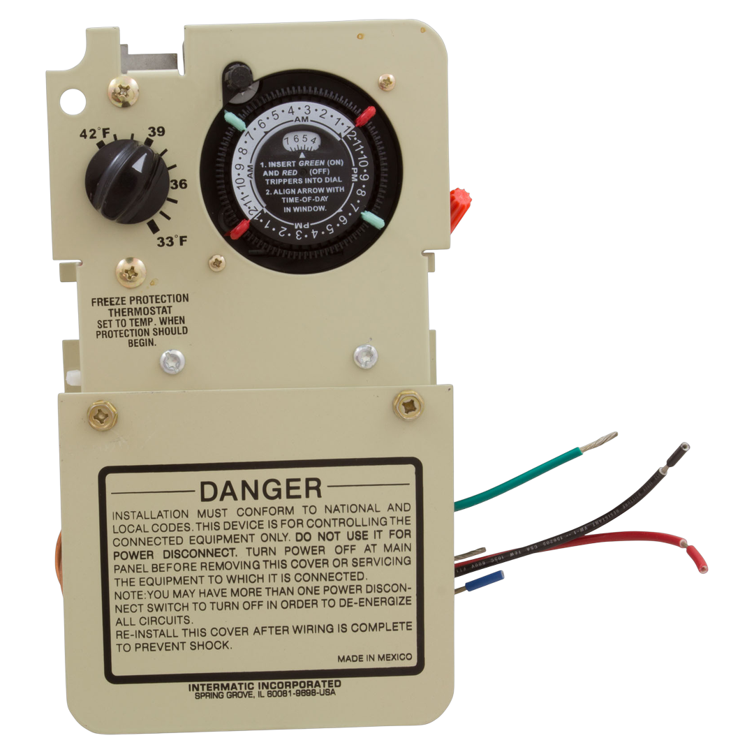 Electric timer switch with temperature settings for PF1102MT