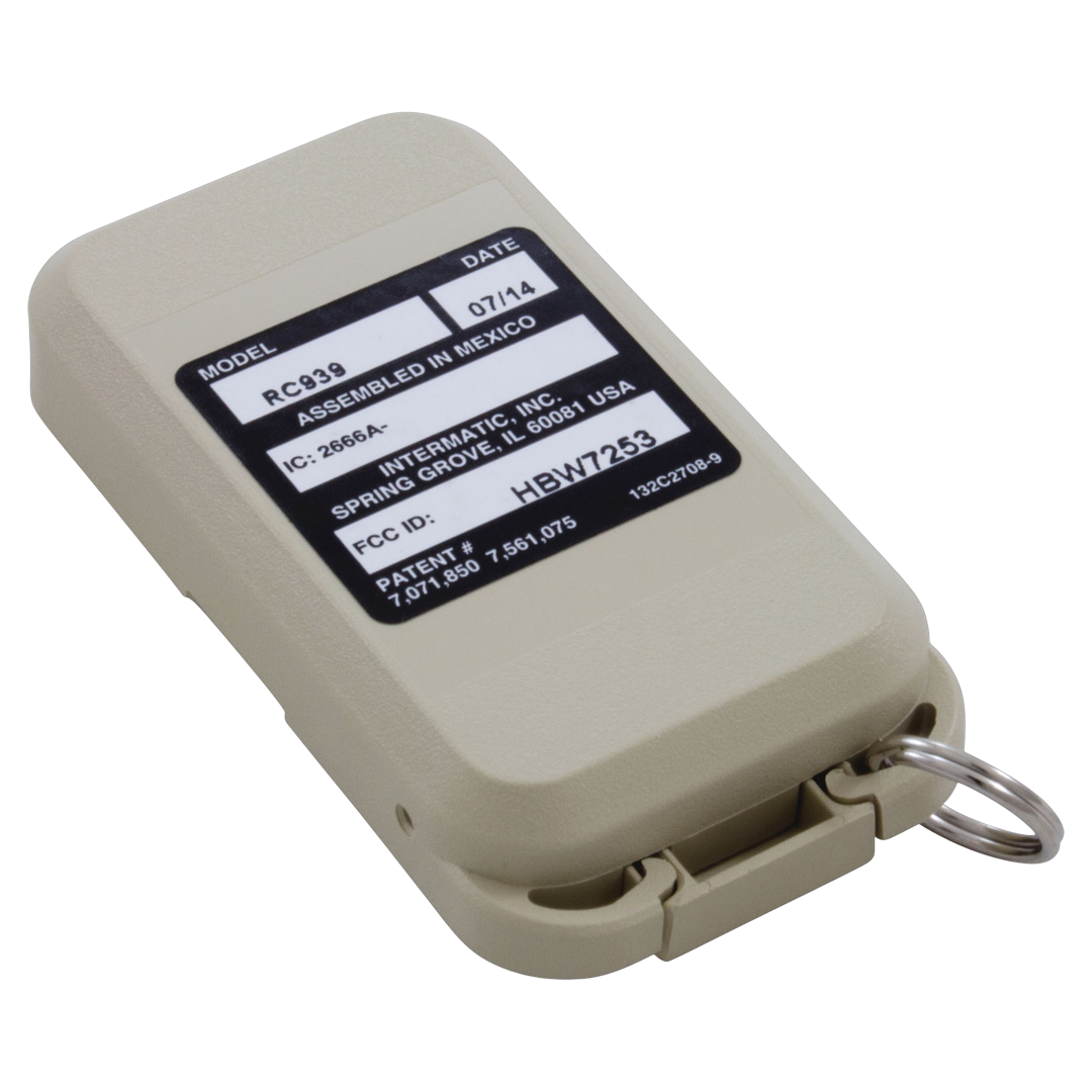 Intermatic RC939 device with label and keychain loop