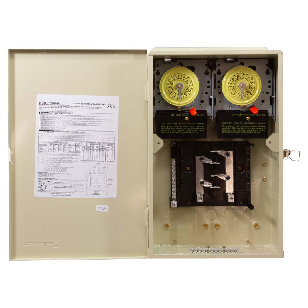 Intermatic T30404R 100A Load Center - Open