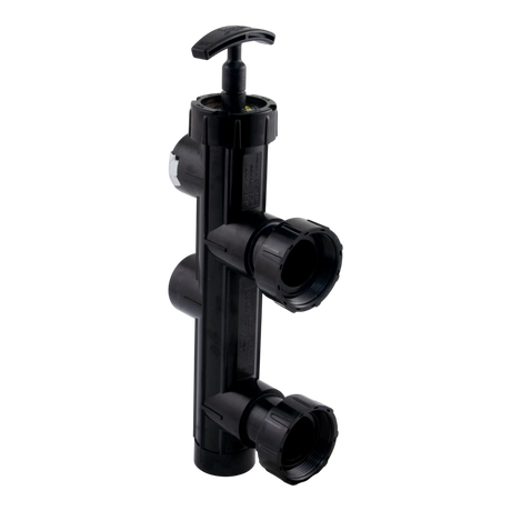 Jandy Pro Series 2 Inch Slide Valve with pre-plumbed union kit for DEL48/DEL60 filters.