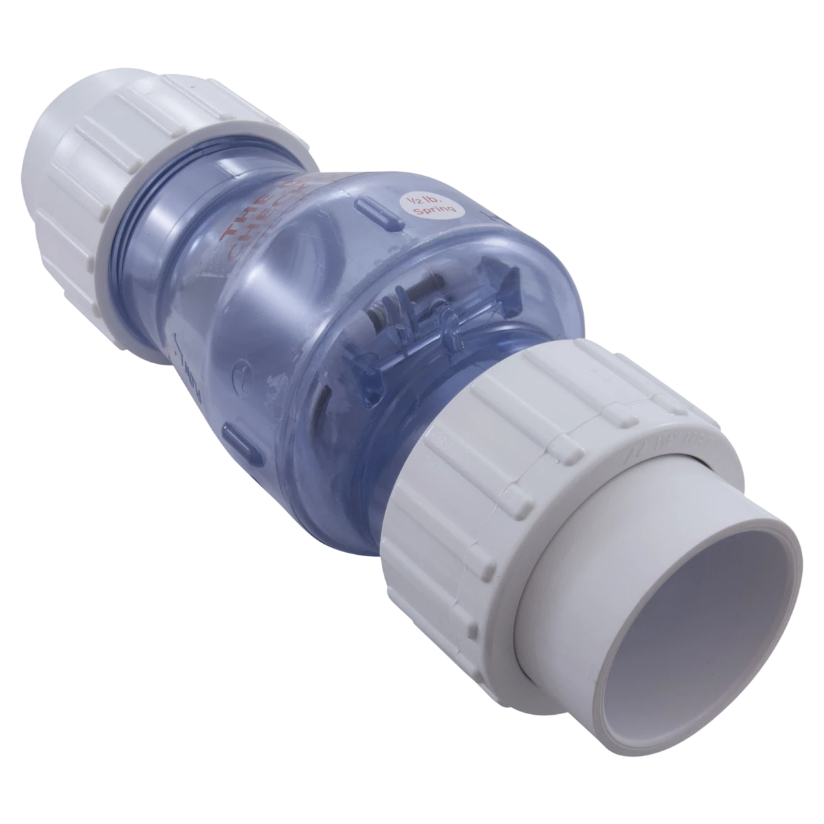 Magic Plastics Smart Check 1-1/2" Union Check Valve (0823-15C) — reverse view