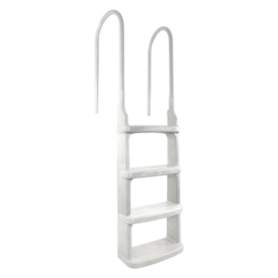 Main Access Easy Incline 200200 white in-pool deck ladder