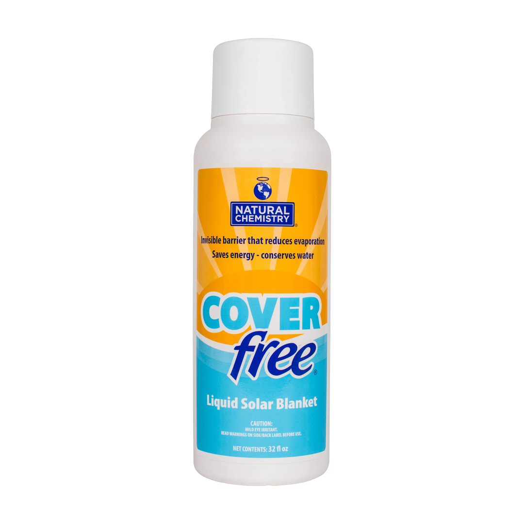 Natural Chemistry Cover Free liquid solar pool cover reducing evaporation