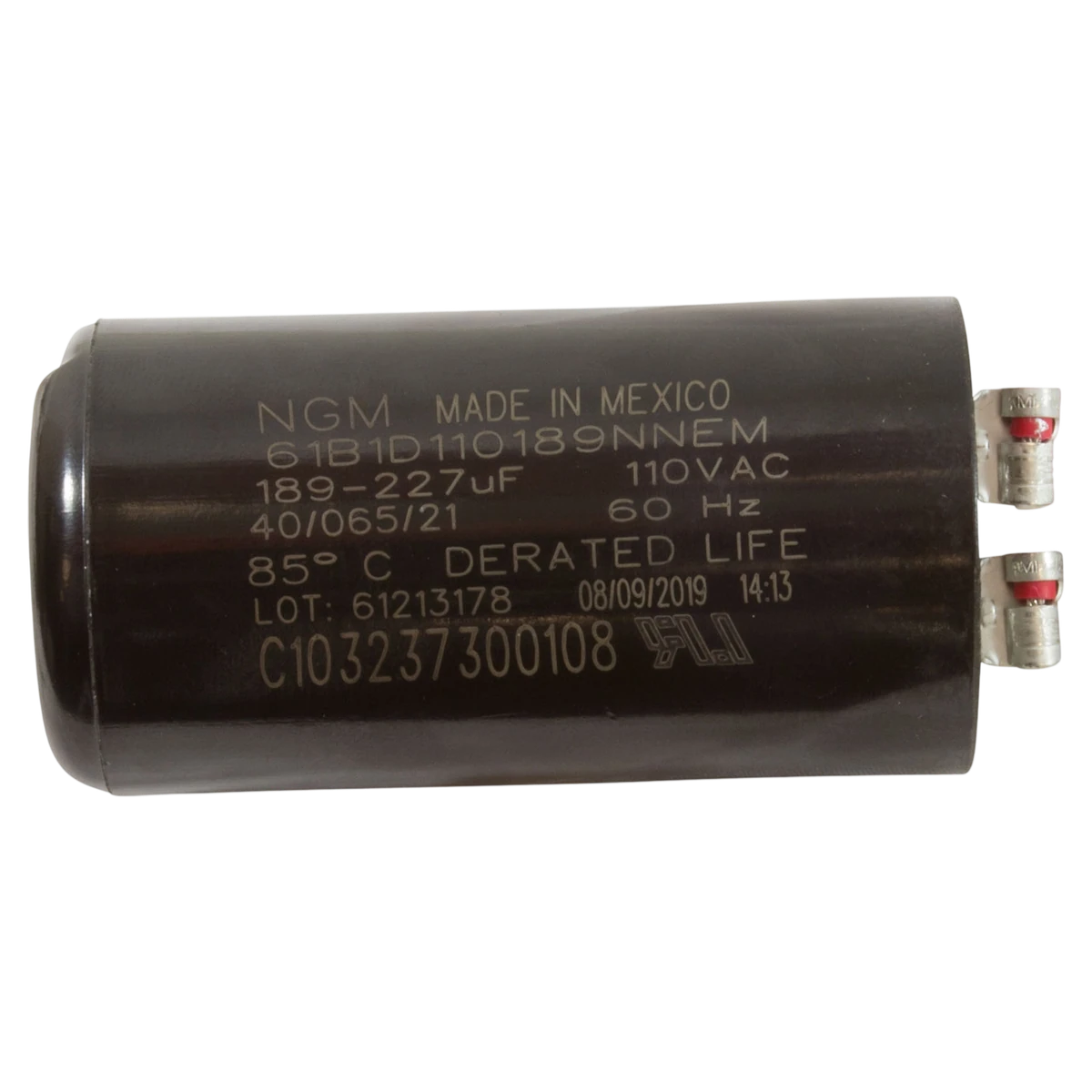 Nidec Motor Corp/US Motors 0.75HP SQFL 48Y Pump Motor (ASQ125) — product label