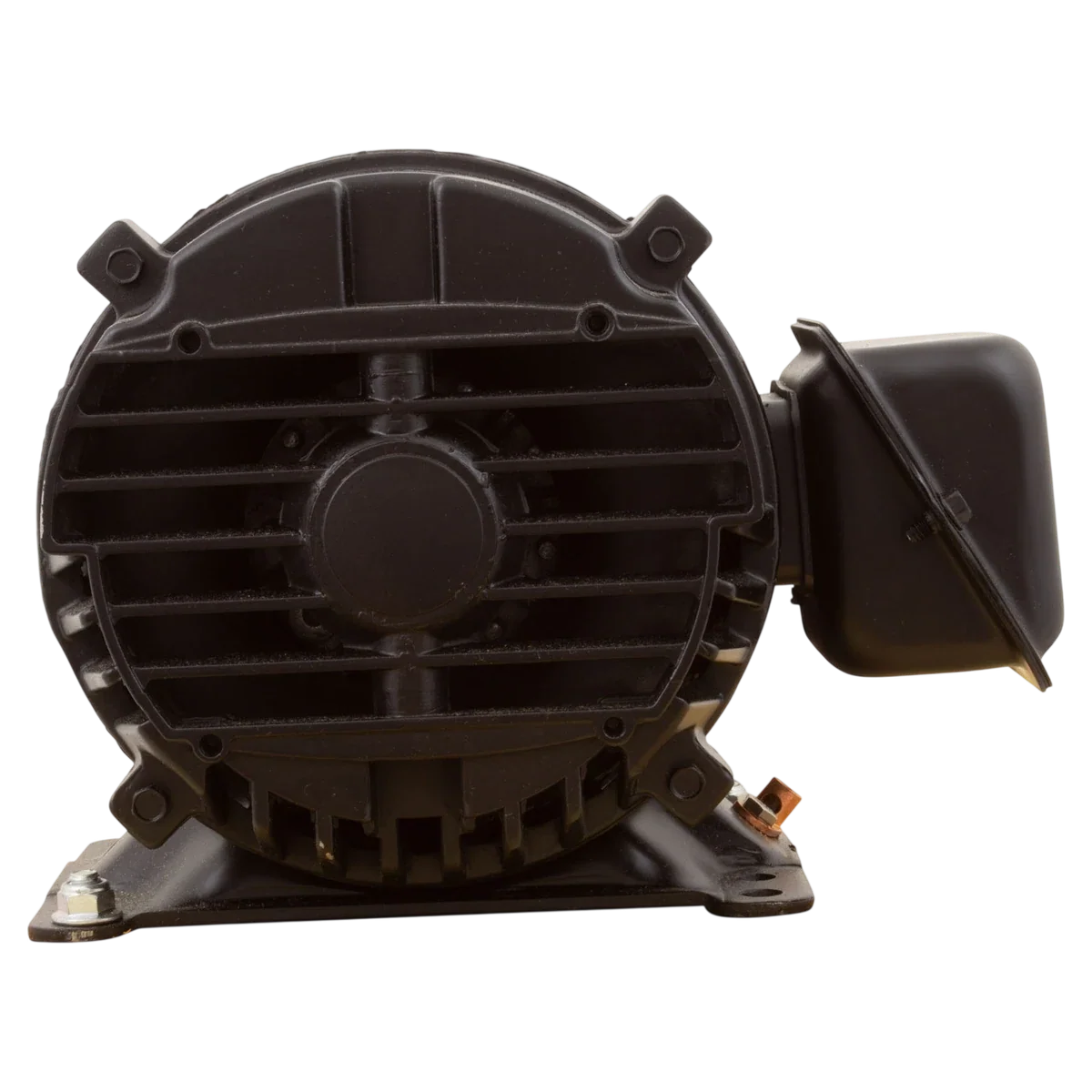 Nidec Motor Corp/US Motors EQ Series 7.5 HP 3-Phase Motor (EEQK750) — shaft reverse view