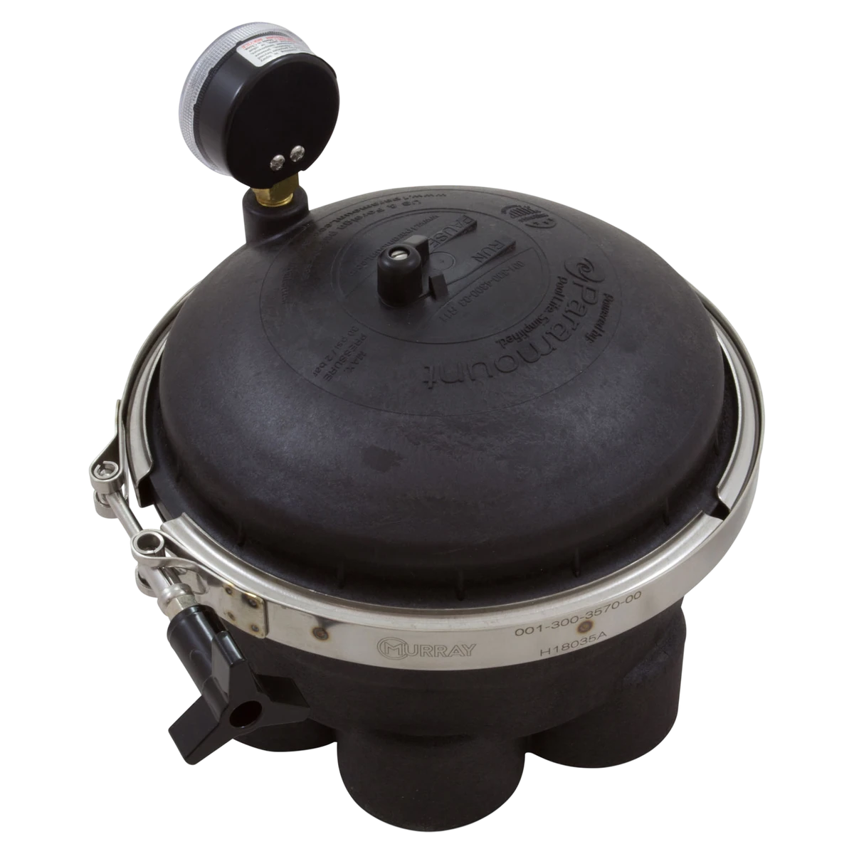 Paramount Complete Water Valve 6-Port 2 Inch (004302418403) — reverse view