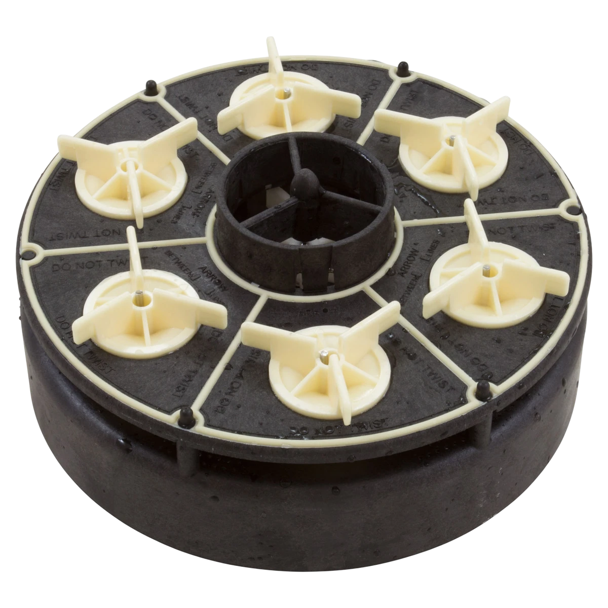 Paramount Leisure Industries 6-Port Water Valve Module (004-302-4408-00) — reverse view