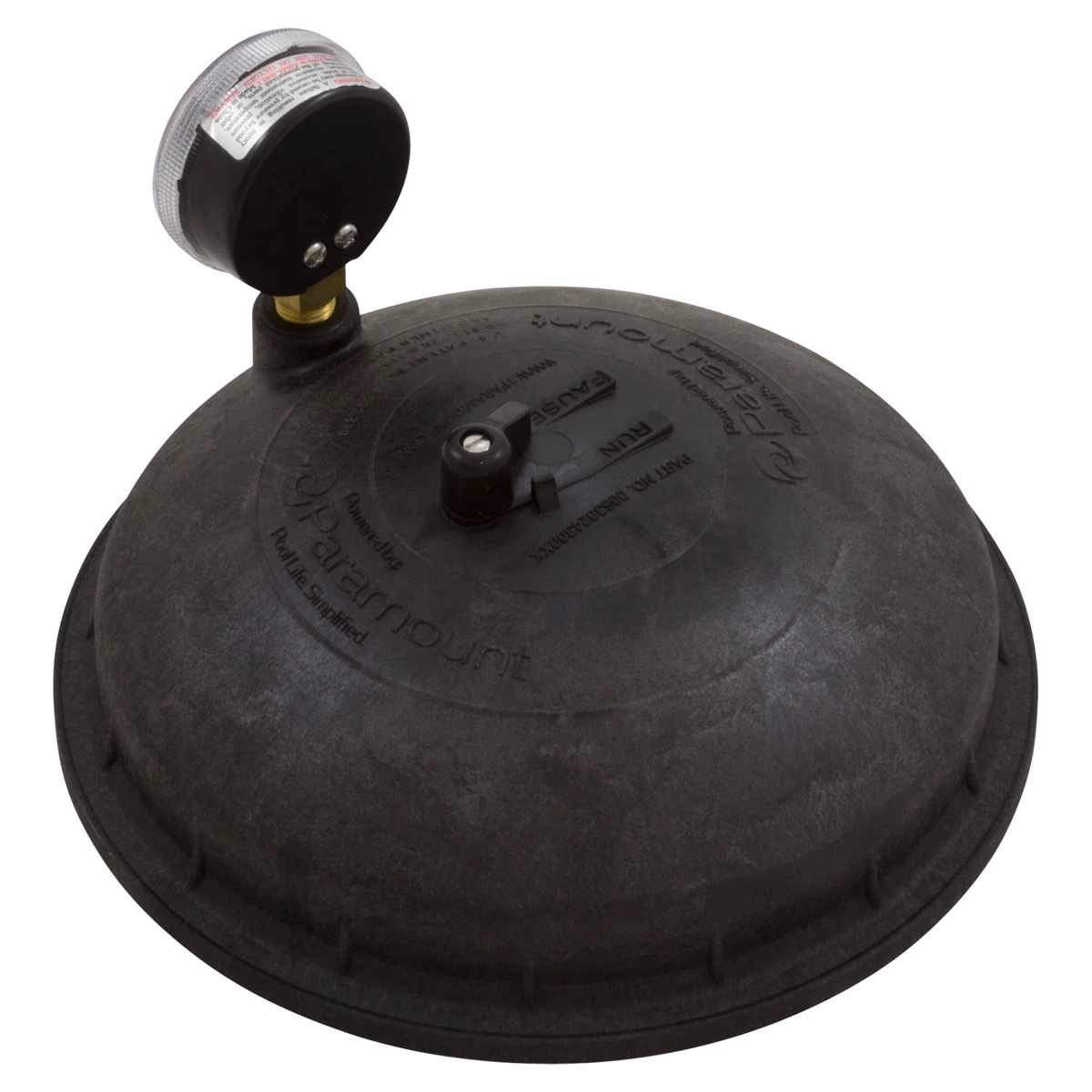 Paramount Leisure Industries Water Valve Top Dome (005-302-4300-03) — reverse view