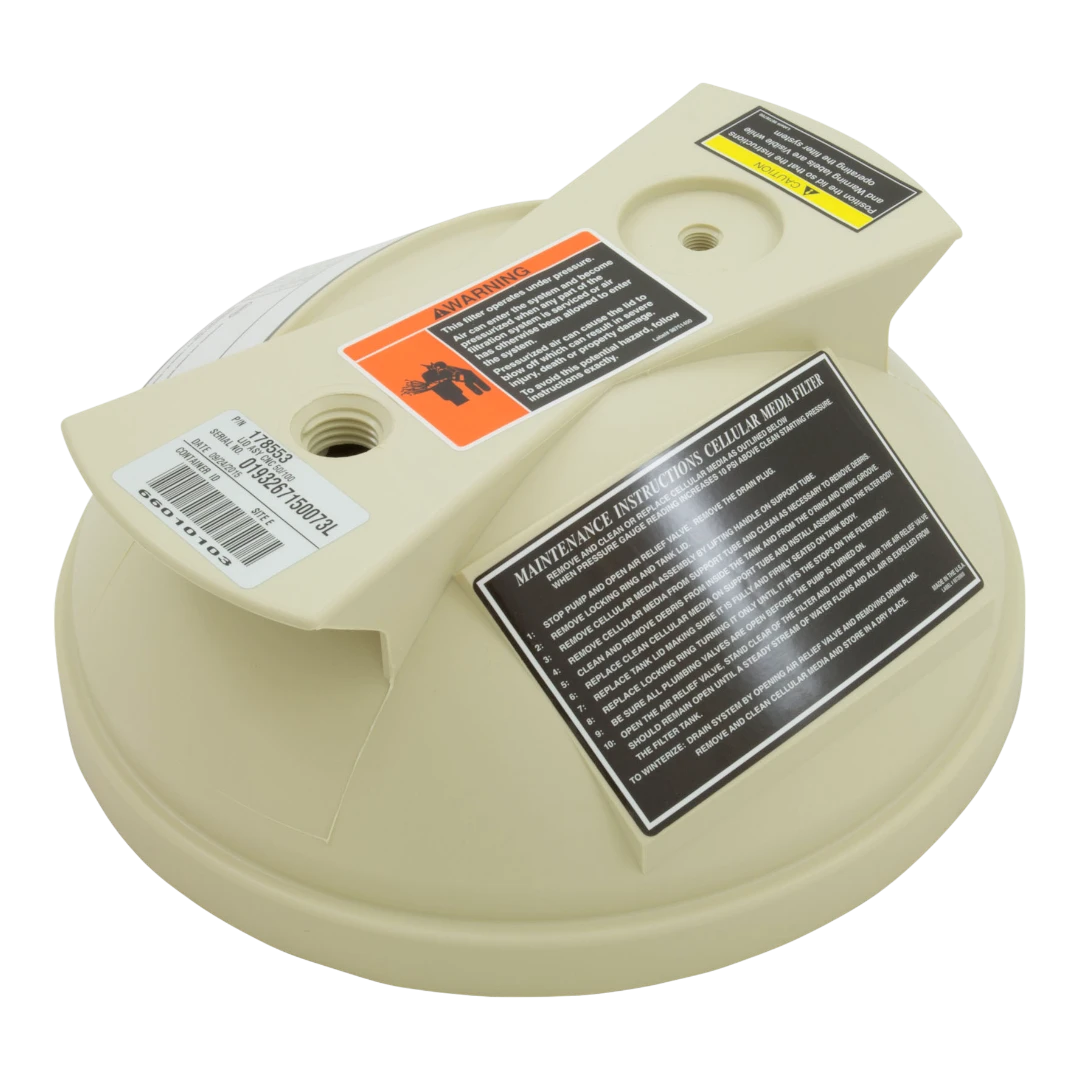 Pentair 178553 Lid Assembly - Reverse