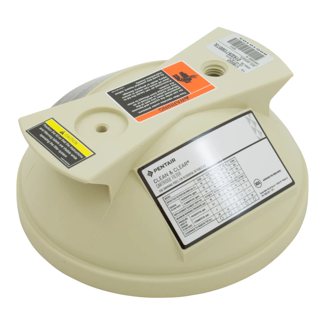 Pentair 178553 Almond Lid Assembly for Clean & Clear Filters