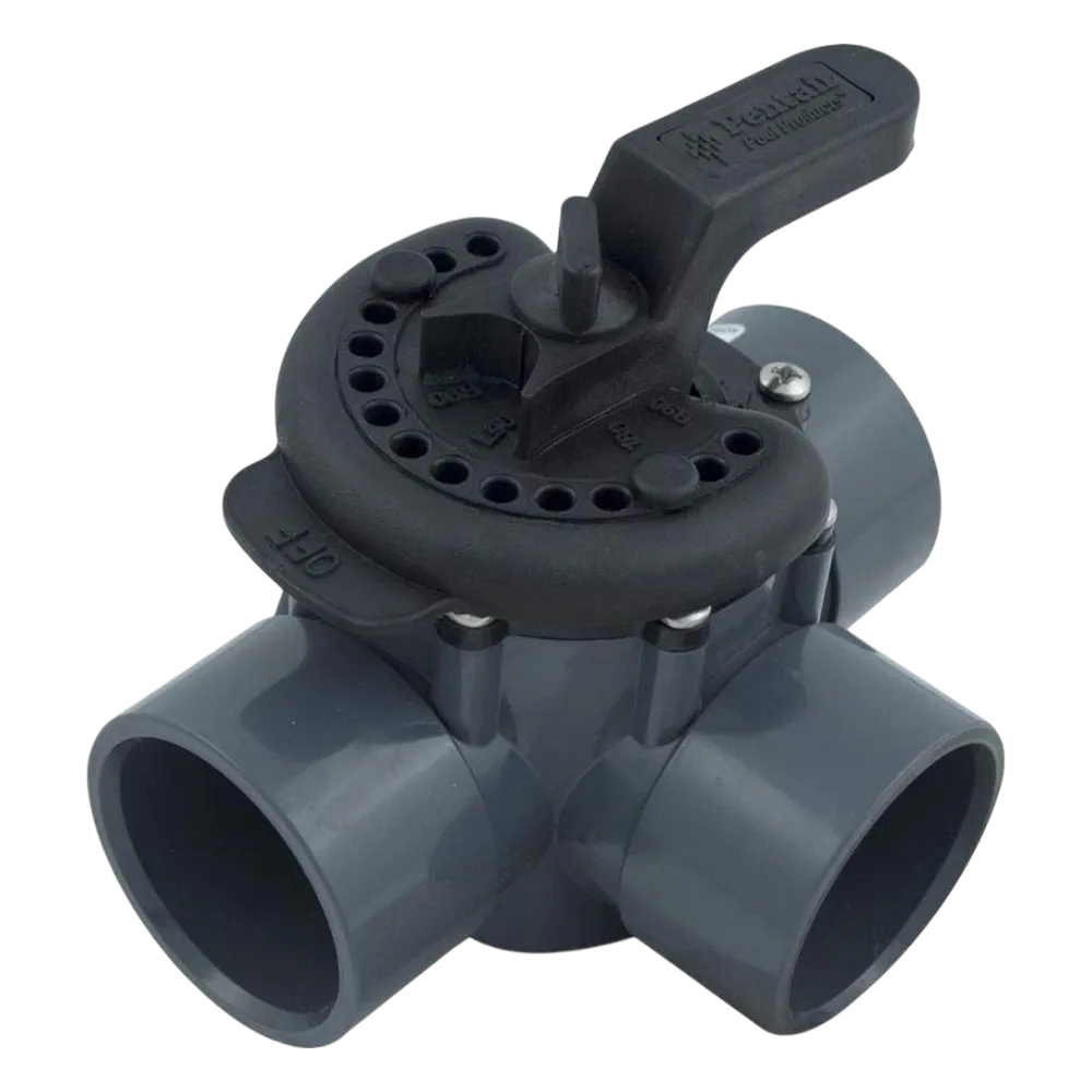 Pentair 263028 2" Slip Inside, 3-Port PVC Diverter Valve