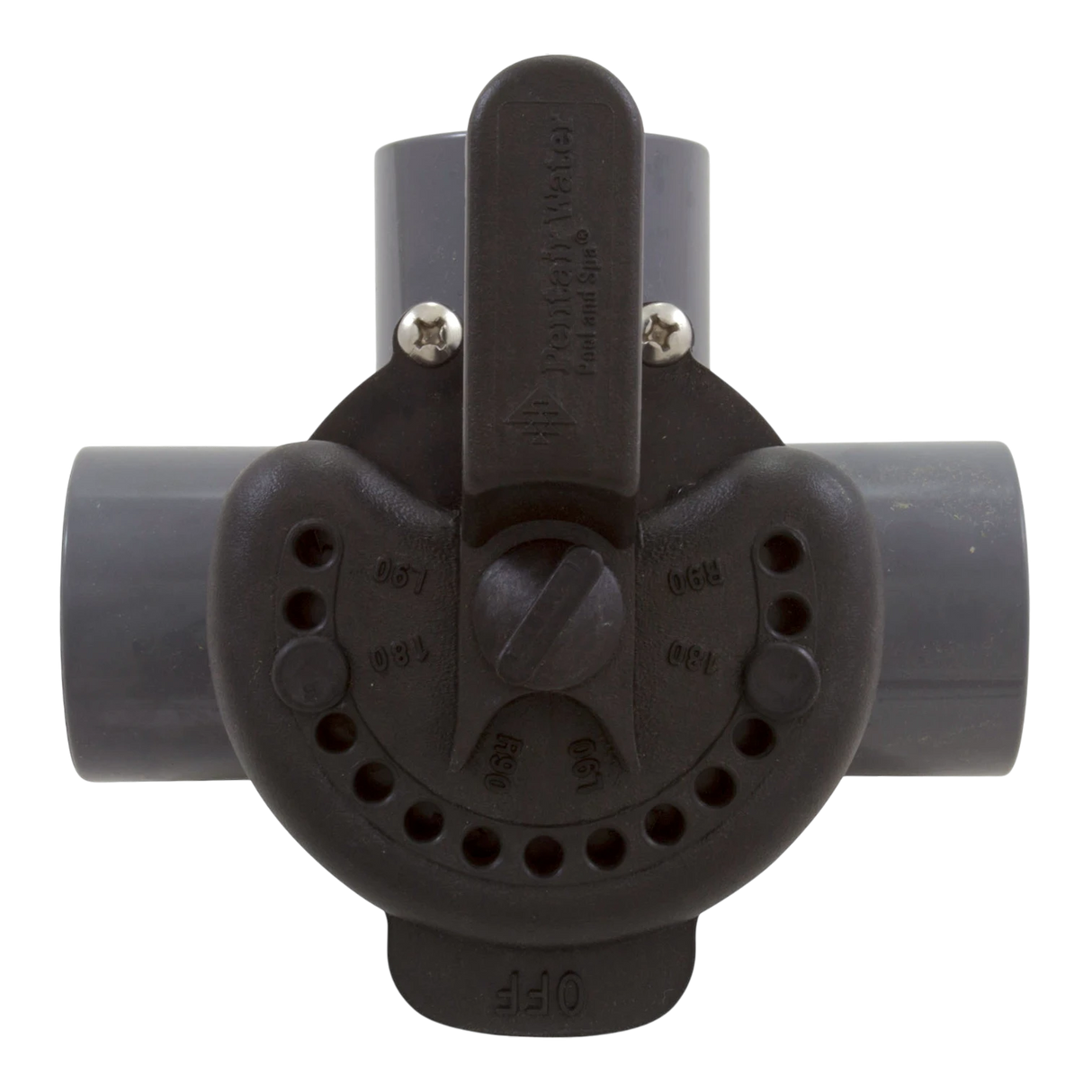 Pentair 263037, 3-Port Valve, Top View