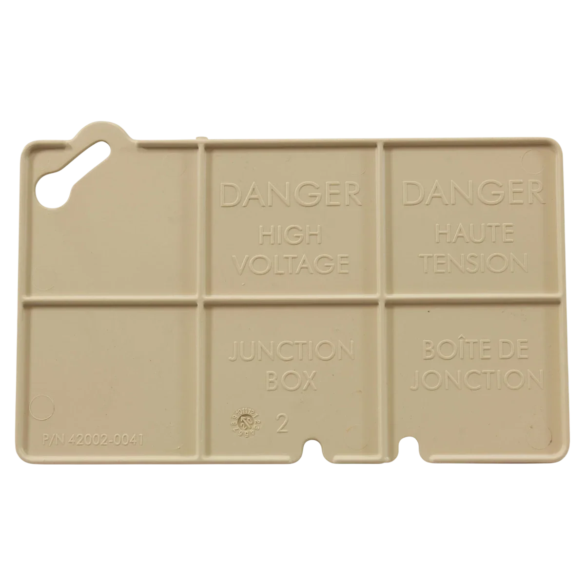 Pentair MasterTemp Junction Box Cover Kit (42002-0041Z) — back view