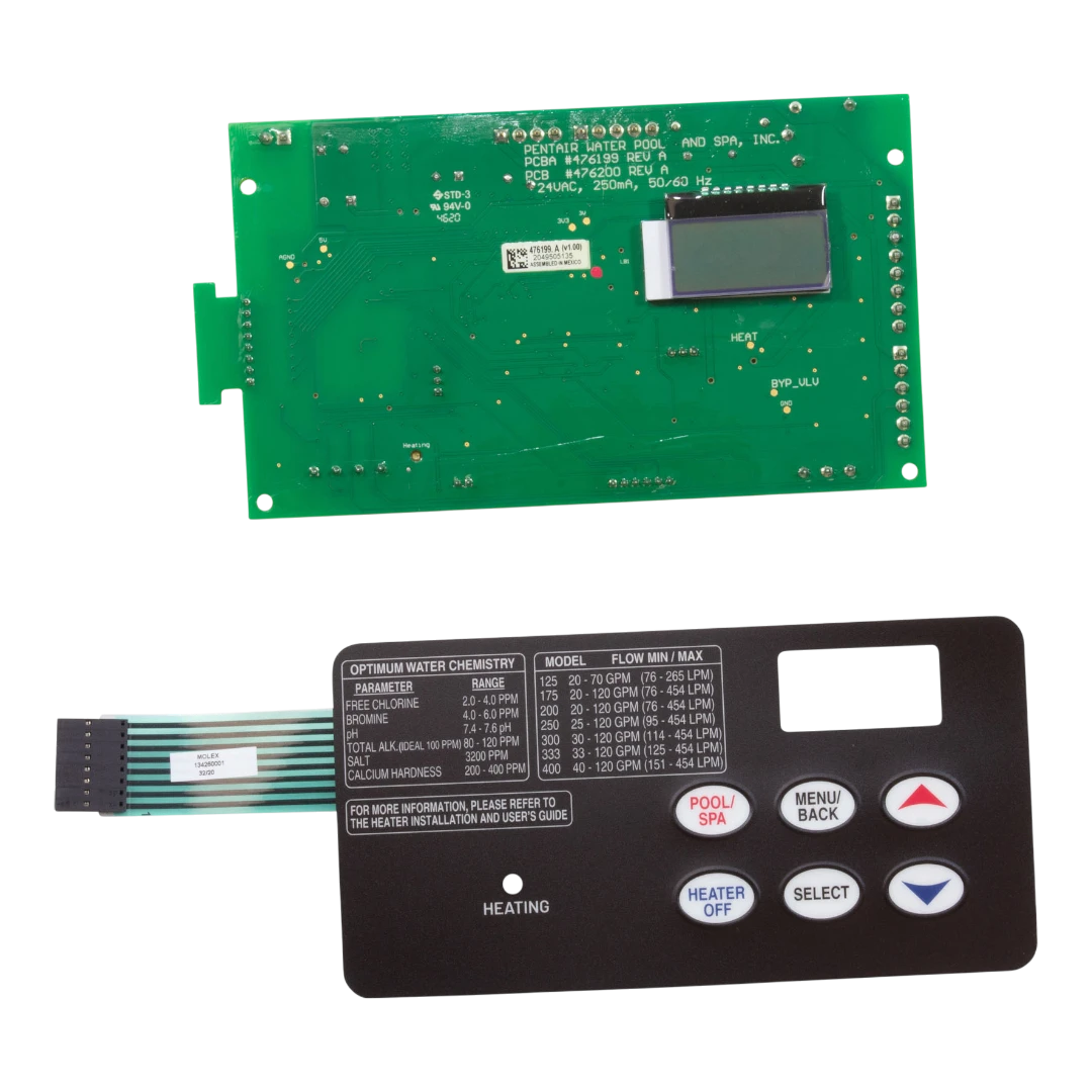 Pentair 461105 Heater Control Board Kit - Front