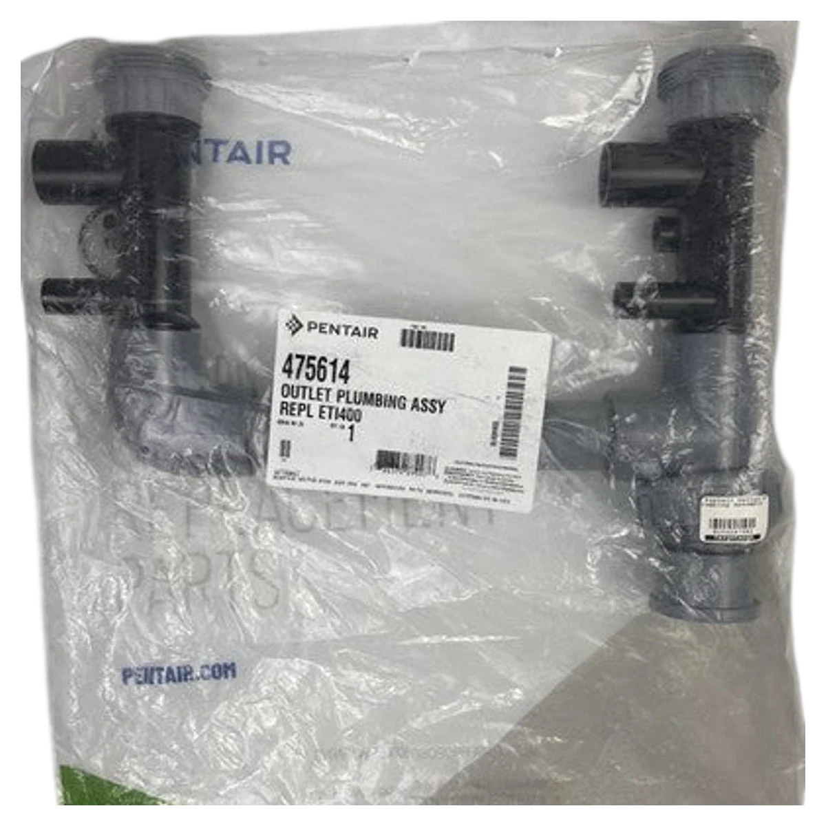 Pentair ETi 400 Outlet Plumbing Assembly (475614)