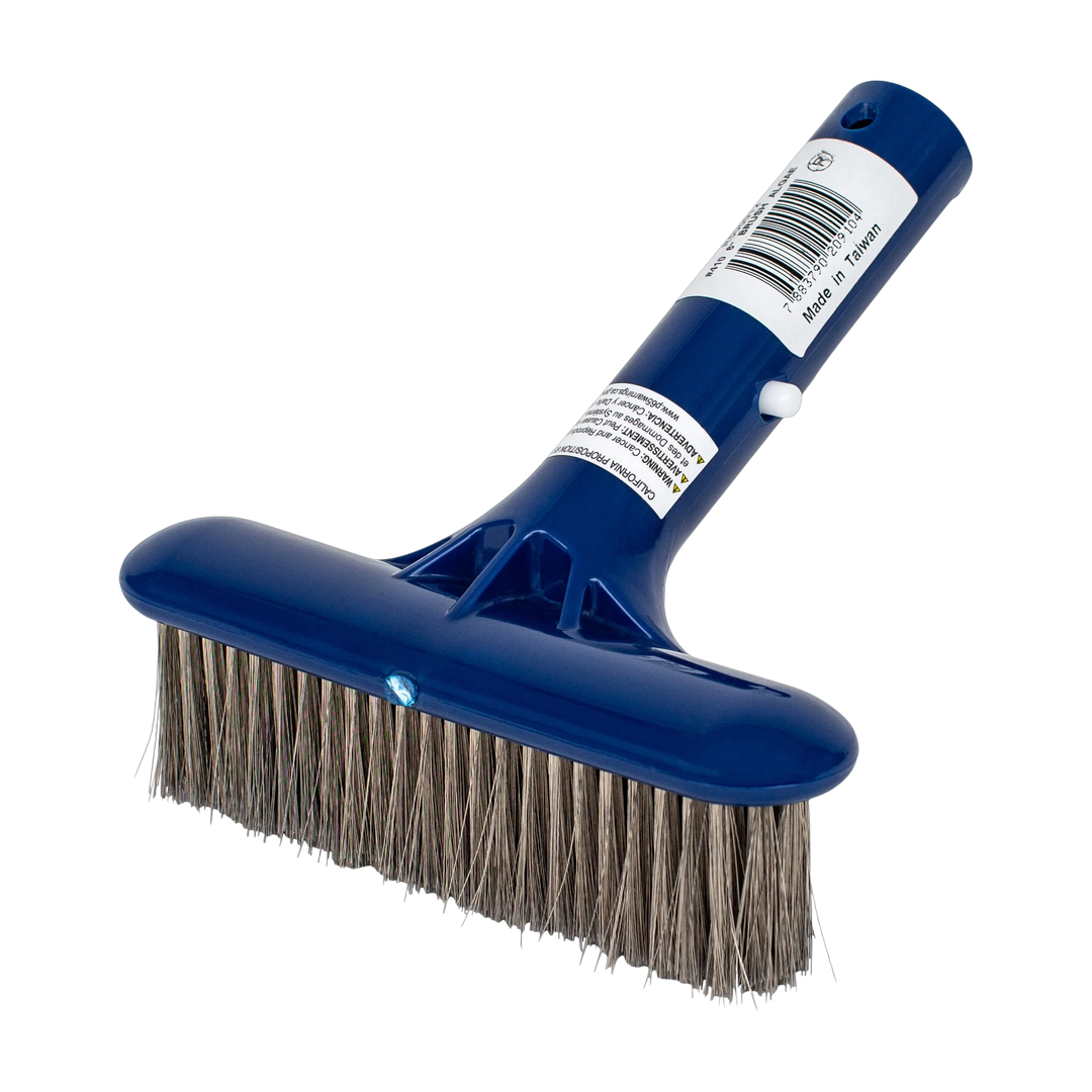 Pentair 6 inch molded back algae brush with stainless steel bristles for pool surfaces