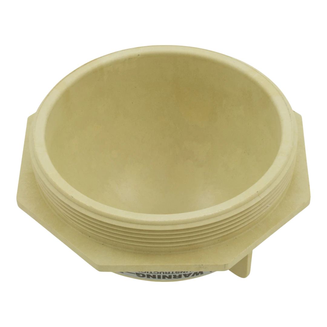 Pentair 6 inch V thread closure lid - bottom