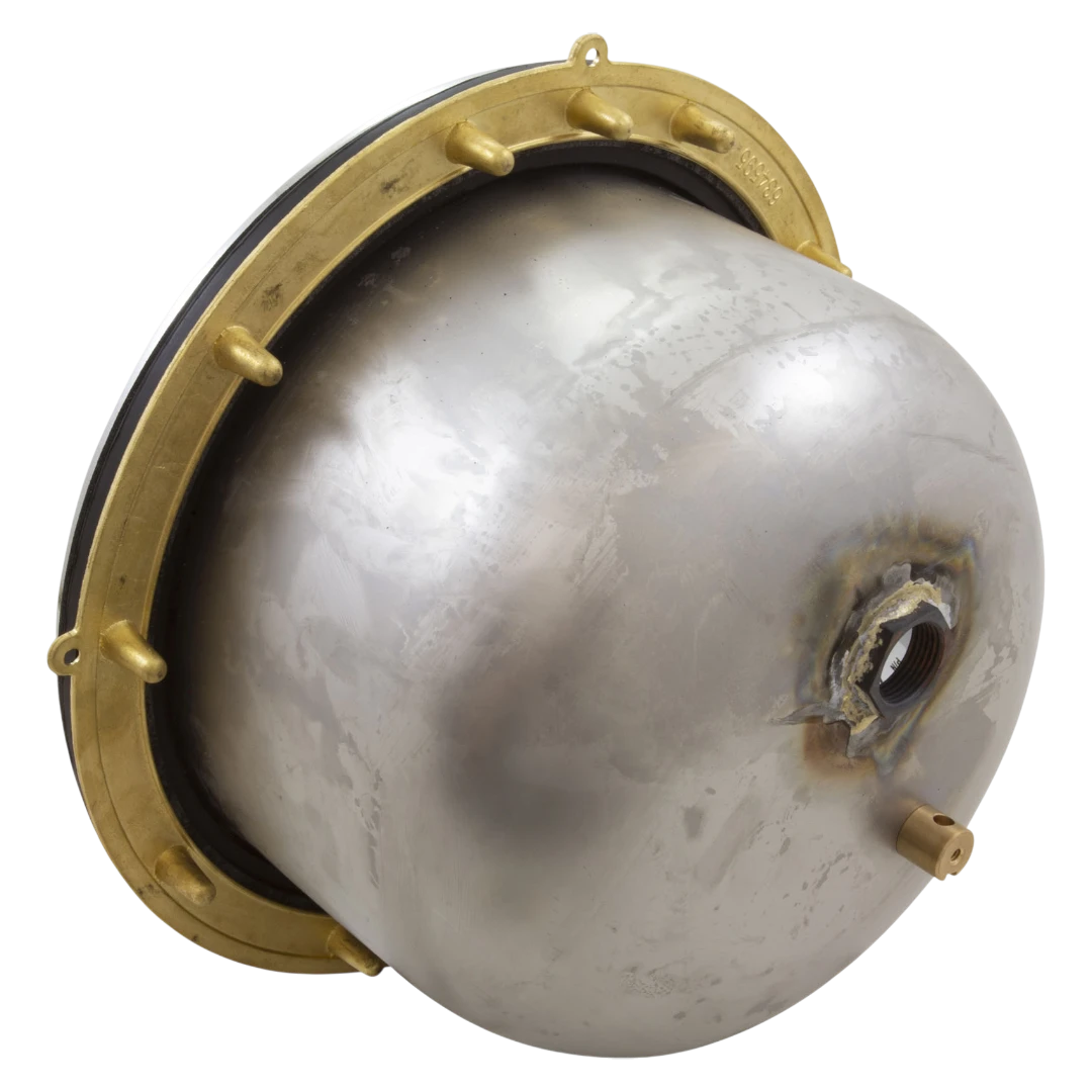 Pentair 78232400 stainless steel niche reverse view with 3/4 inch Hub