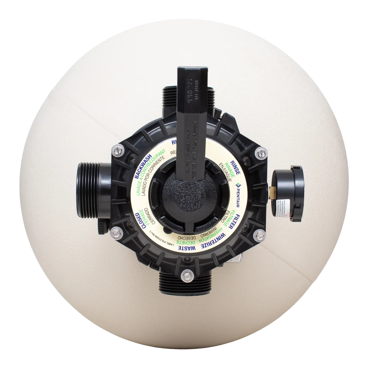 Pentair SD60 Sand Dollar Filter, Top Mount Multiport Valve, EC-145322 - EZ Pools