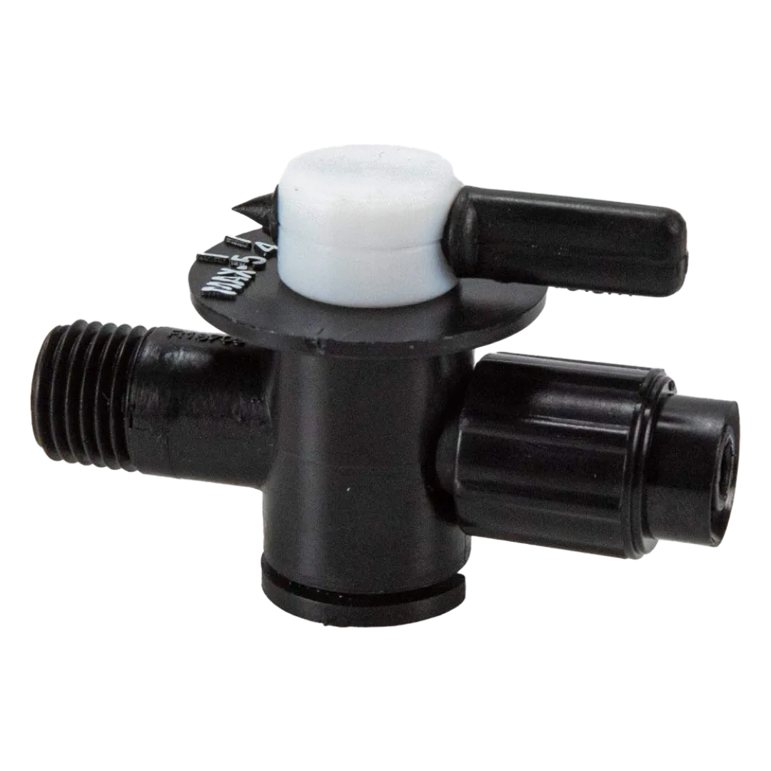 Rainbow Control Valve with Nut (1/4 inch)