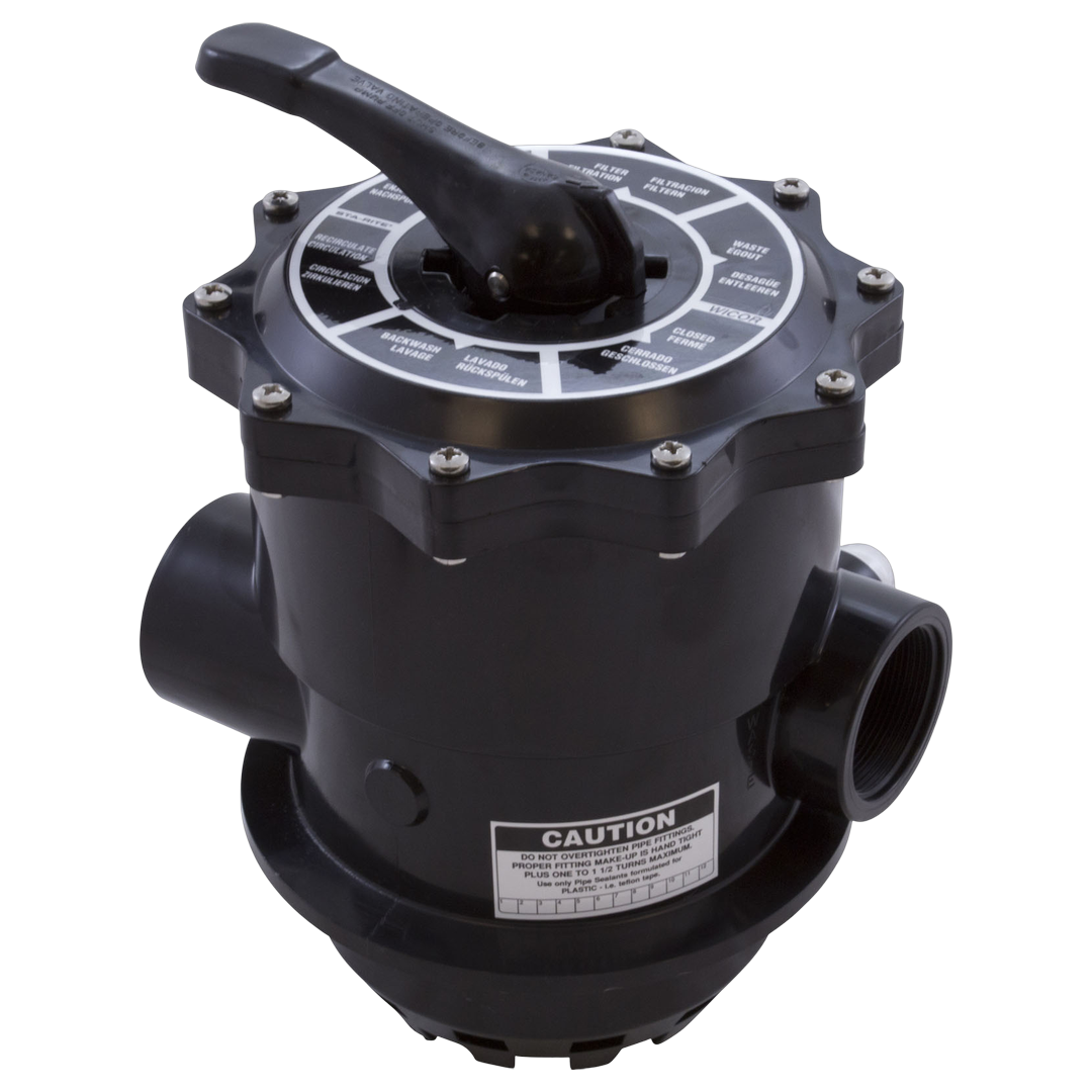 Pentair Sta-Rite 2 inch Top Mount Multiport Valve - Reverse View