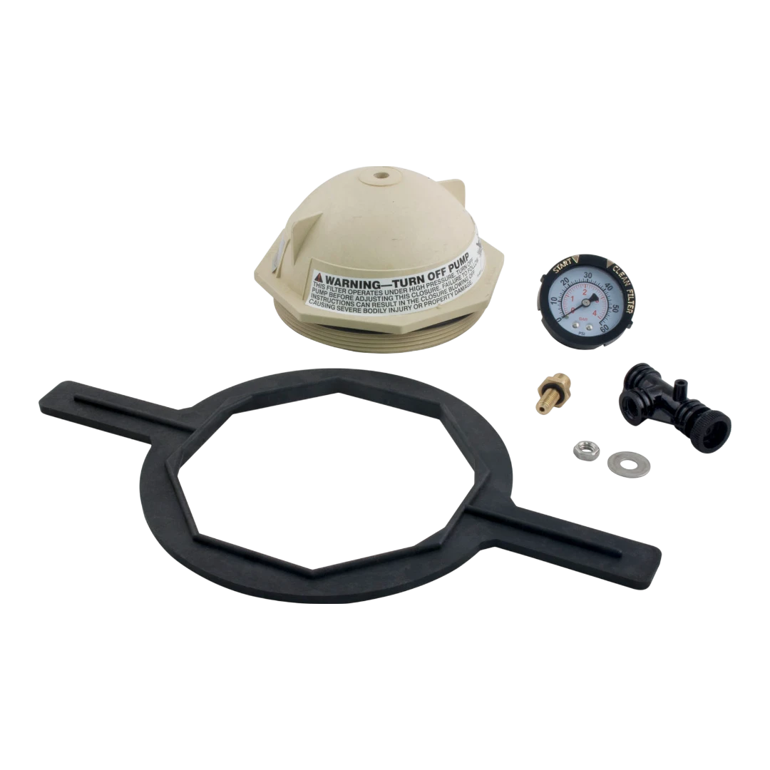 Pentair Triton II 6 inch tan V-thread closure kit replacement