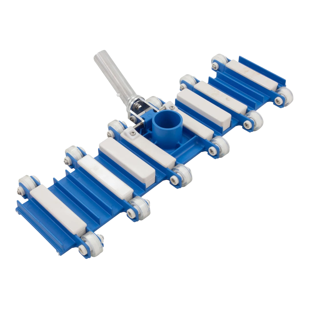 ProVac 22-inch commercial vacuum head for pool cleaning with swivel handle.