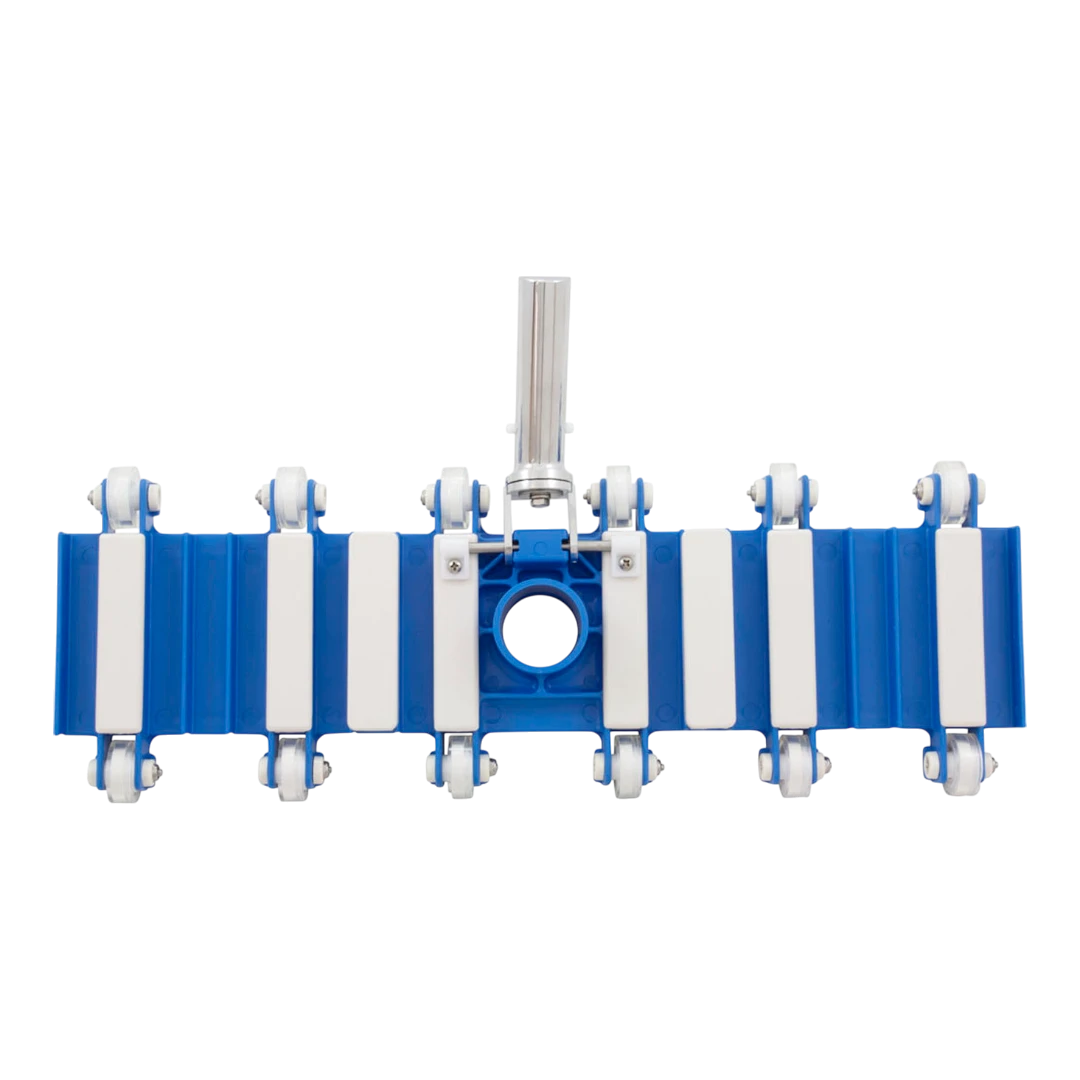 ProVac 22-inch commercial vacuum head for pool cleaning with swivel handle.